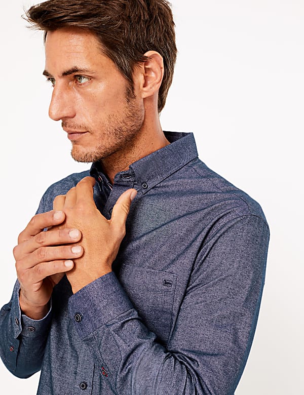 Pure Cotton Oxford Shirt