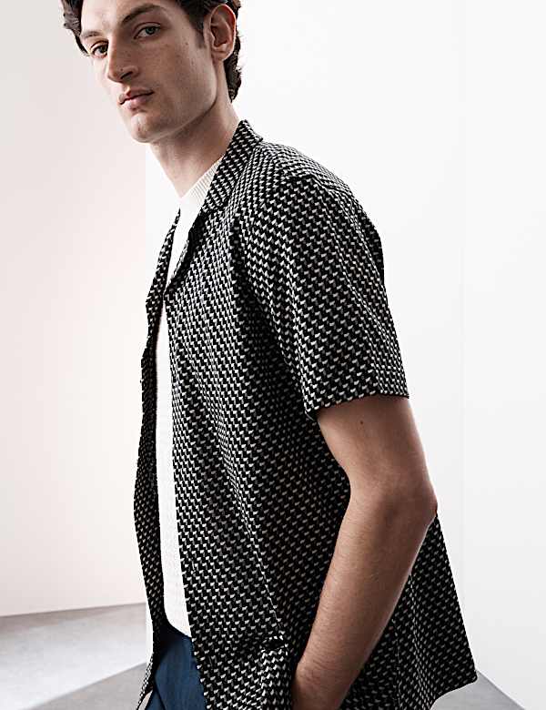 Regular Fit Pure Cotton Short Sleeve Shirt