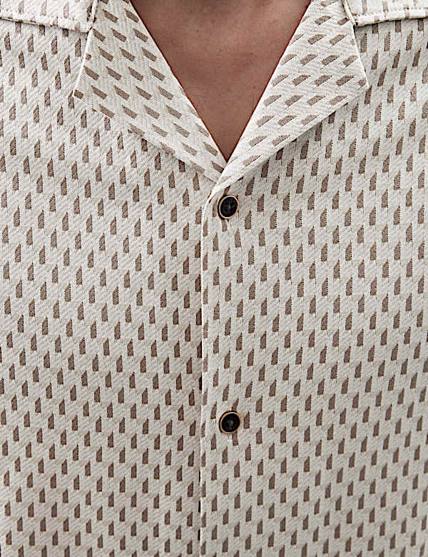 Regular Fit Pure Cotton Short Sleeve Shirt