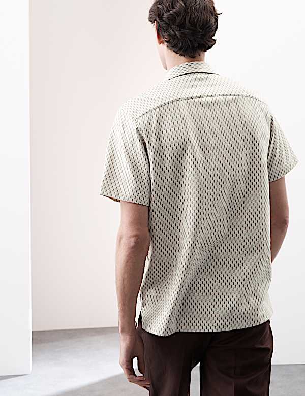 Regular Fit Pure Cotton Short Sleeve Shirt