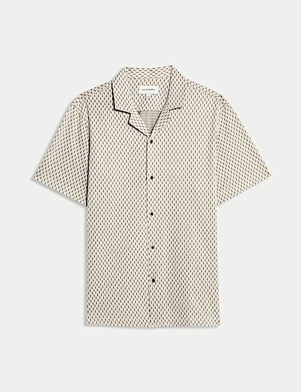 Regular Fit Pure Cotton Short Sleeve Shirt