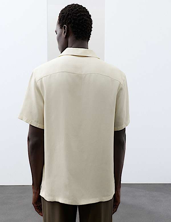 Regular Fit Printed Short Sleeve Shirt - DK