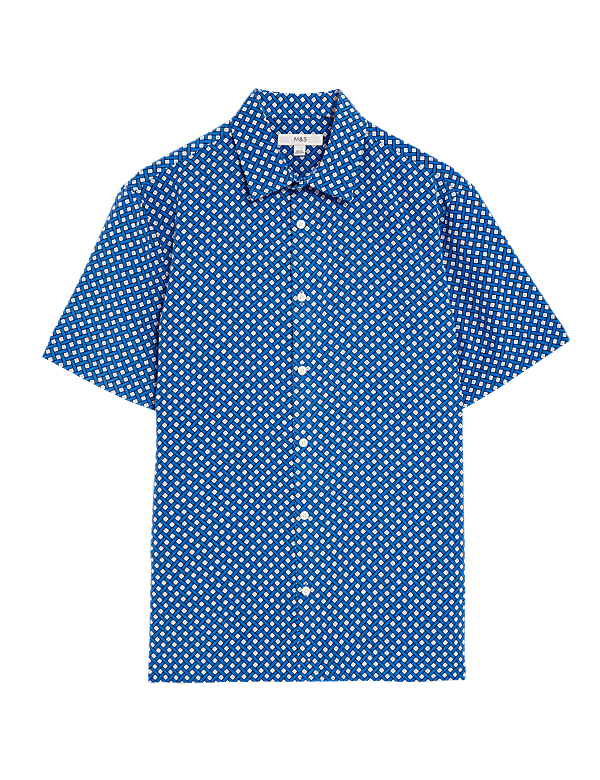 Geometric Print Shirt