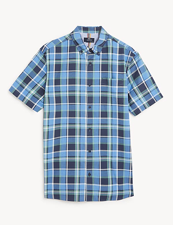 Pure Cotton Check Shirt