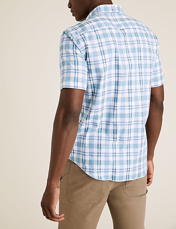 Pure Cotton Check Shirt