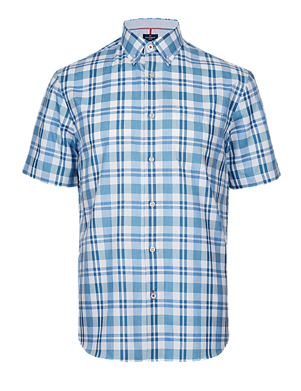 Pure Cotton Check Shirt