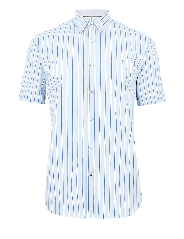 Pure Cotton Striped Shirt