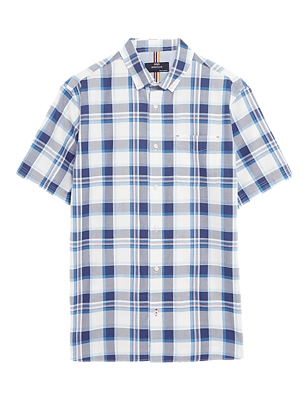 Pure Cotton Check Shirt