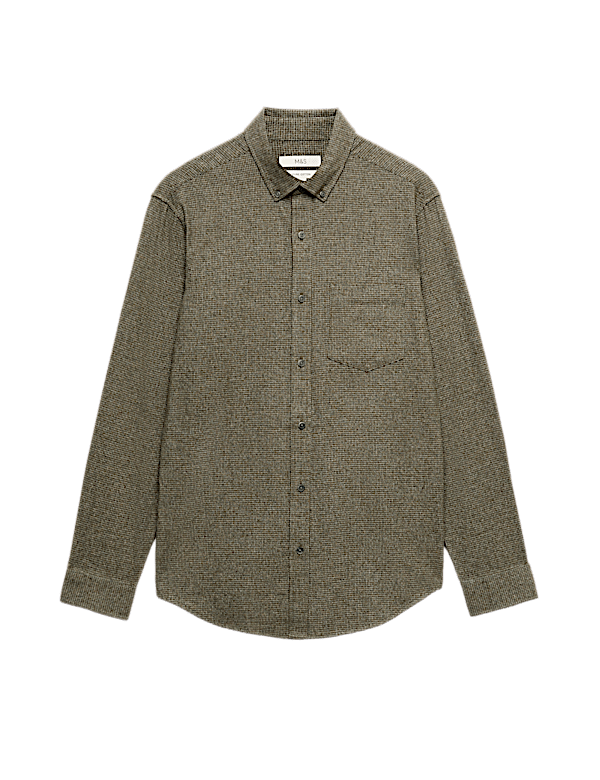 Pure Cotton Flannel Shirt