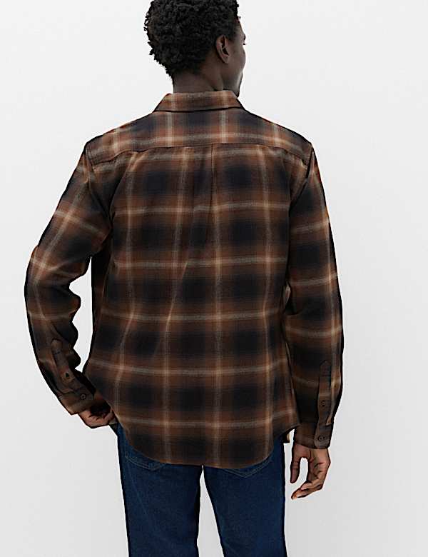 Pure Cotton Flannel Shirt