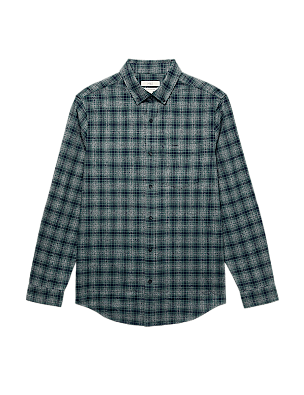 Pure Cotton Flannel Shirt