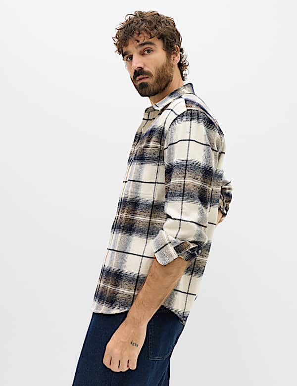 Pure Cotton Grindle Flannel Shirt
