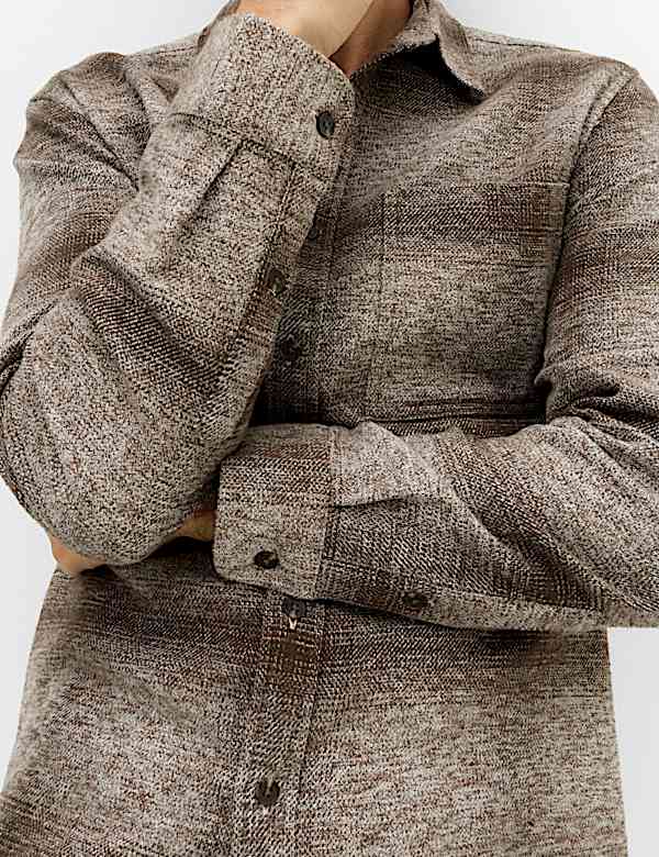 Pure Cotton Grindle Flannel Shirt - MV