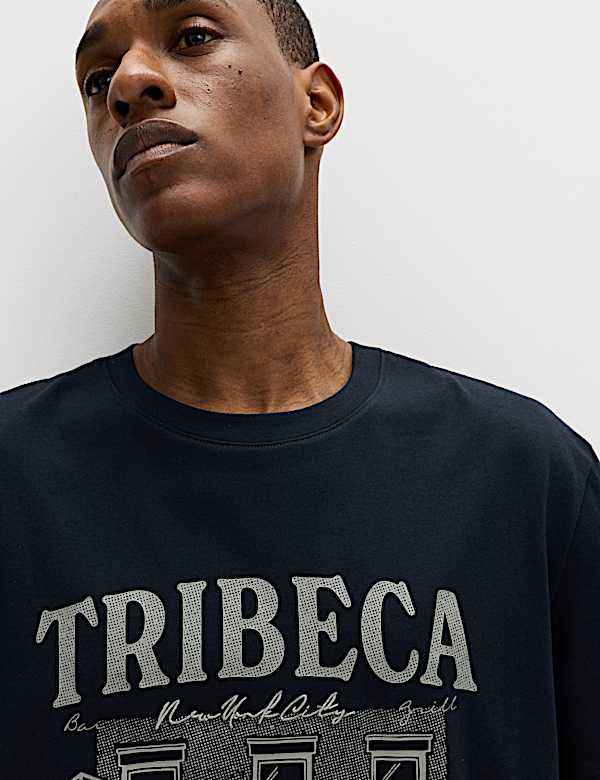 Pure Cotton Tribeca Graphic T-Shirt - DE