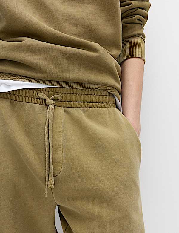 Pantalon de jogging 100 % coton teint en pi&egrave;ce - FR