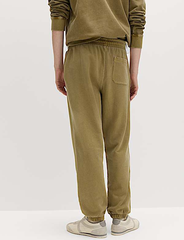 Pantalon de jogging 100 % coton teint en pi&egrave;ce - FR