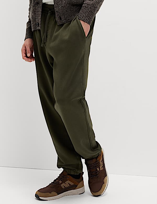 Farbowane joggery z 100% bawełny - PL