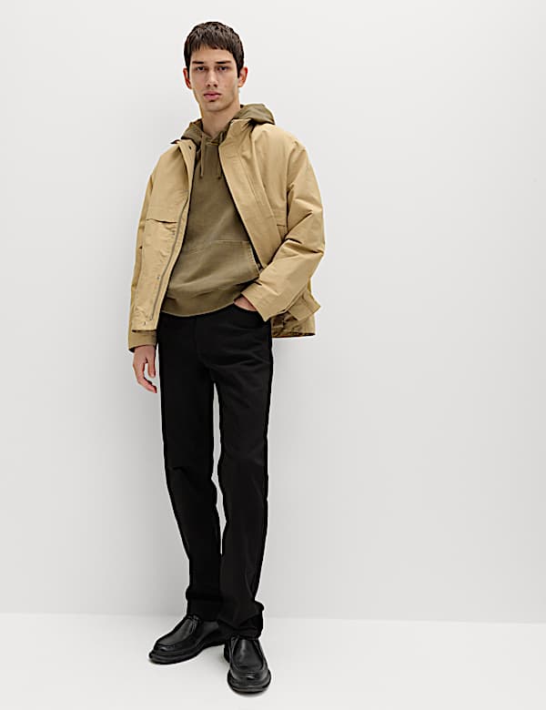 Pure Cotton Garment Dyed Hoodie - TW