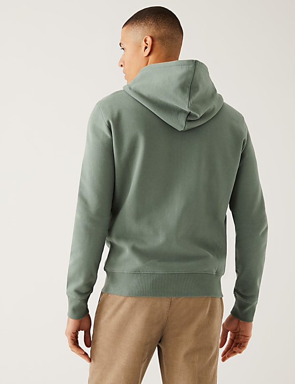 Pure Cotton Zip Through Hoodie