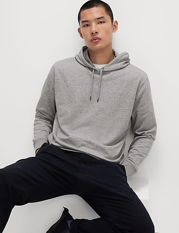 Cotton Rich Lightweight Hoodie - US