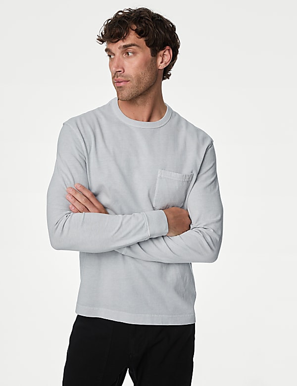 Long sleeve cotton tops best sale