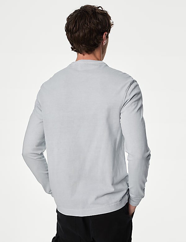 Pure Cotton Long Sleeve T-Shirt - ID