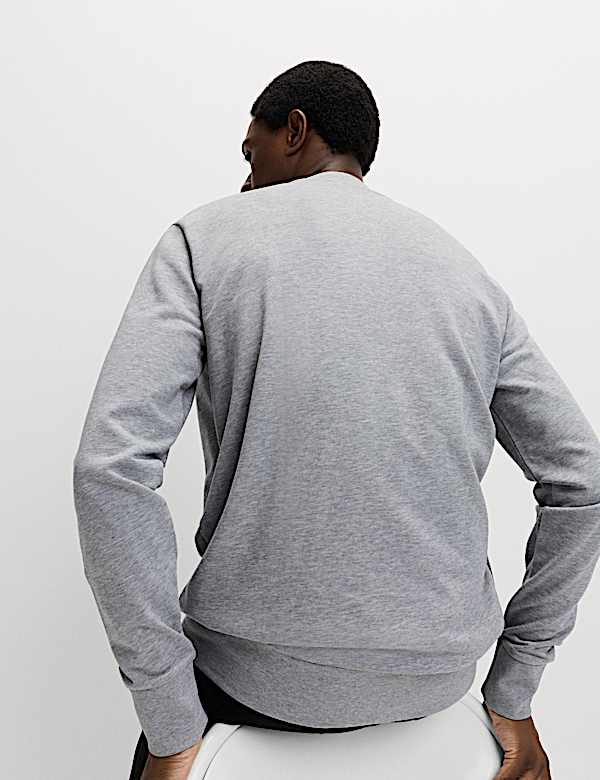 Cotton Rich Crew Neck Sweatshirt