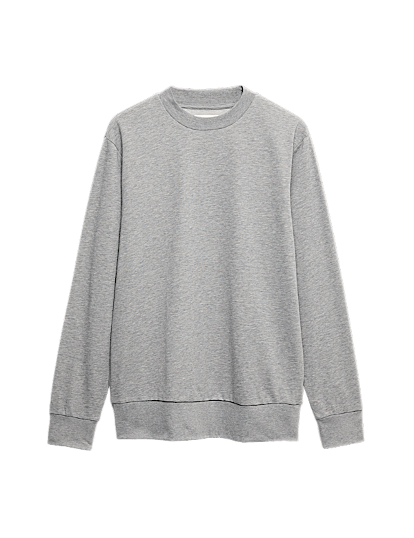 Cotton Rich Crew Neck Sweatshirt