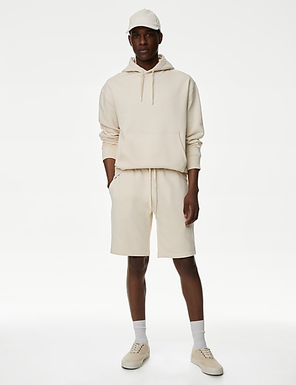 Cotton Rich Oversized Jersey Shorts