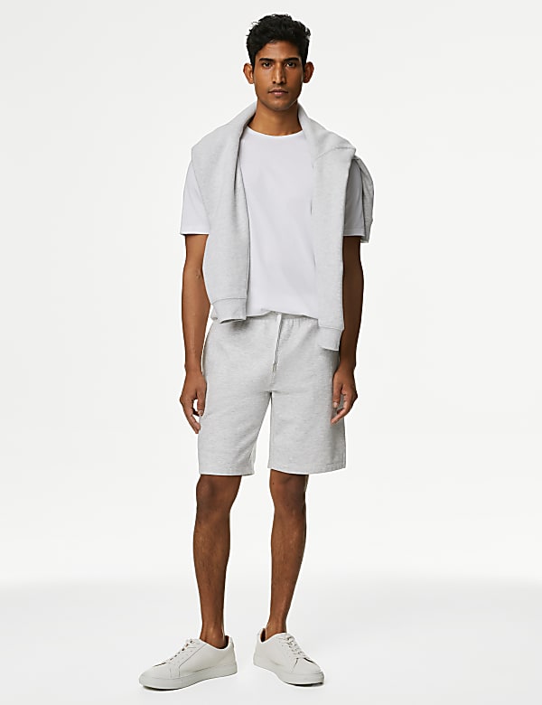 Cotton Rich Oversized Jersey Shorts