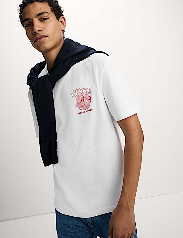 Pure Cotton Mojito Graphic T-Shirt - GR