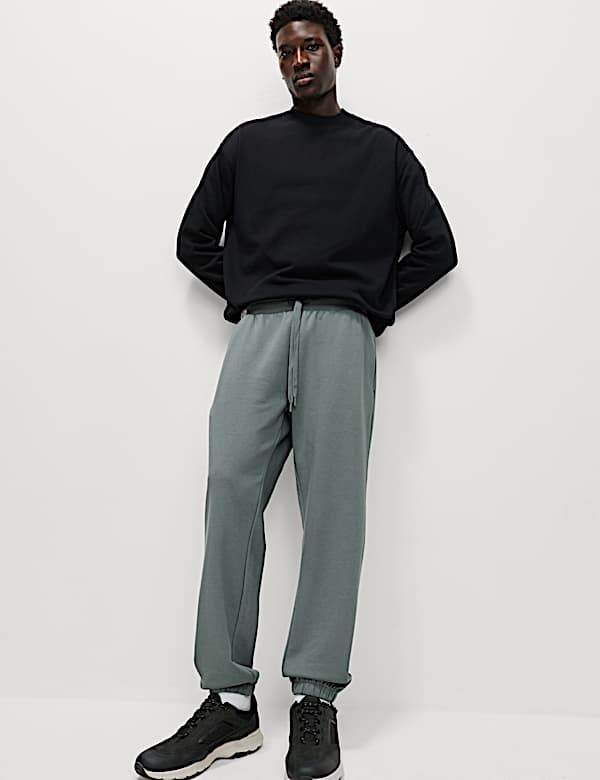 Elasticated Waist Cotton Rich Joggers