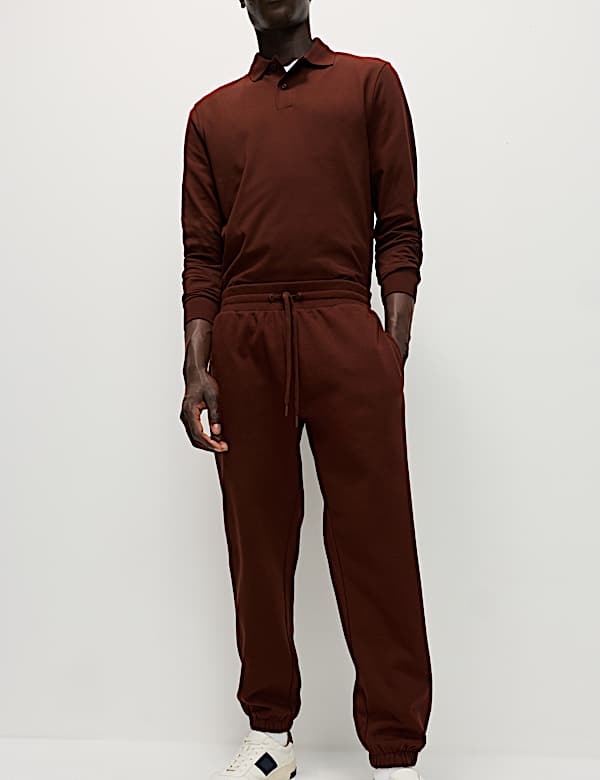 Elasticated Waist Cotton Rich Joggers