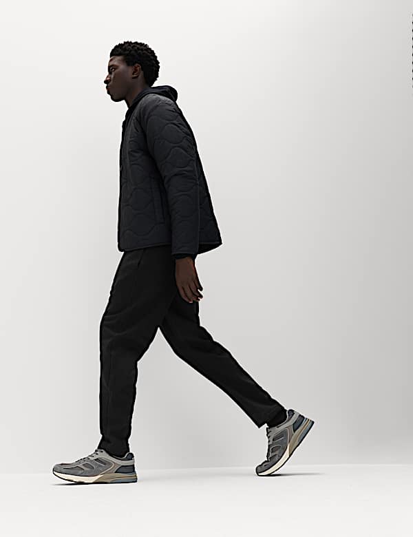 Cotton Rich Relaxed Fit Straight Leg Joggers - IS