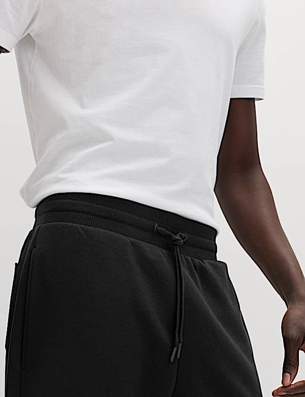 Cotton Rich Relaxed Fit Straight Leg Joggers - IS