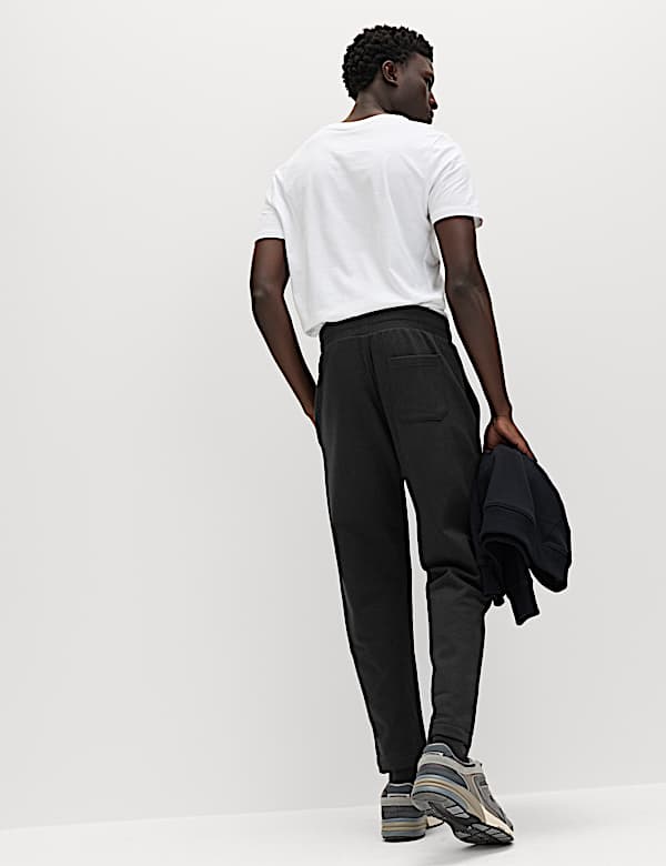 Cotton Rich Relaxed Fit Straight Leg Joggers - IS