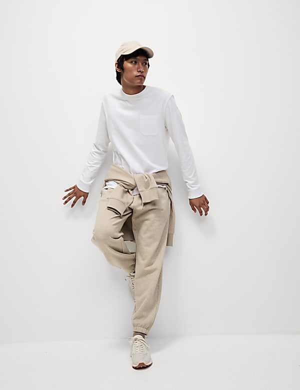 Cotton Rich Oversized Joggers