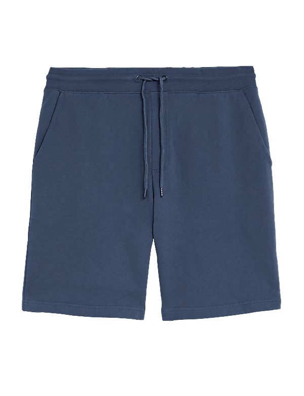 Pure Cotton Drawstring Jersey Shorts