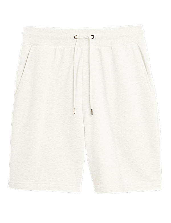 Pure Cotton Drawstring Jersey Shorts