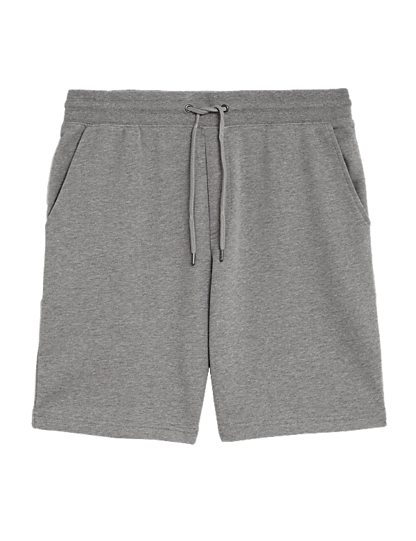 Pure Cotton Drawstring Jersey Shorts
