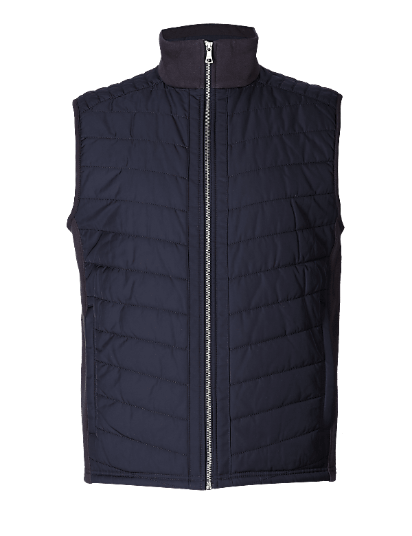 Cotton Rich Quilted Padded Gilet