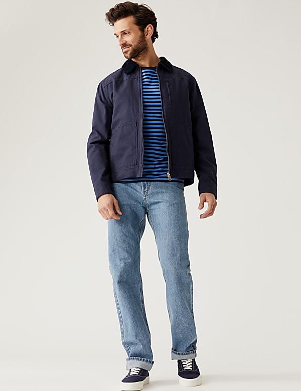 Pure Cotton Striped T-Shirt