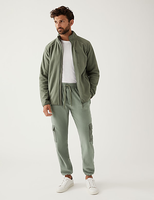 Fleece cargo joggers online