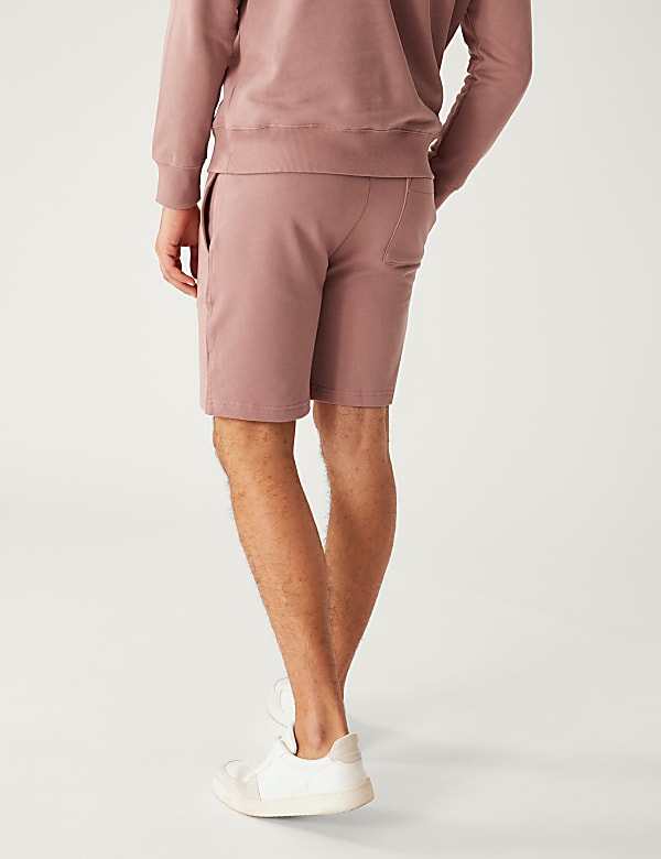 Pure Cotton Drawstring Jersey Shorts