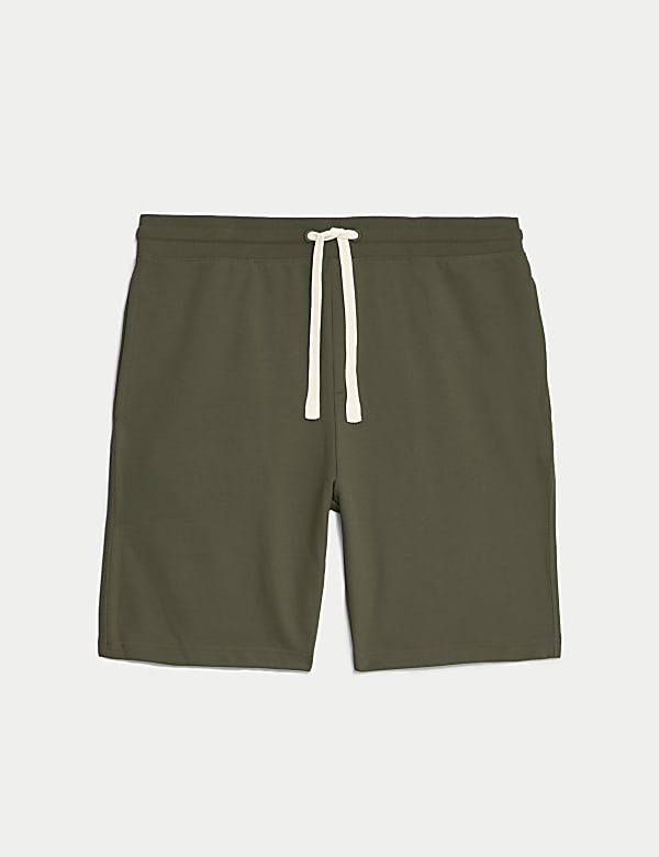 Pure Cotton Drawstring Jersey Shorts