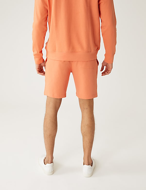 Pure Cotton Drawstring Jersey Shorts