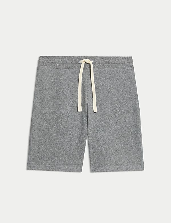 Pure Cotton Drawstring Jersey Shorts - GR