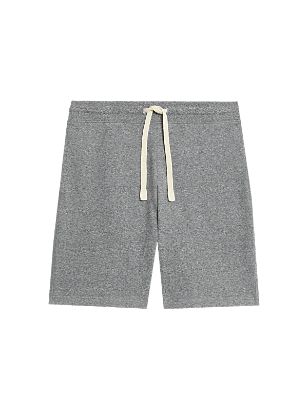 Pure Cotton Drawstring Jersey Shorts