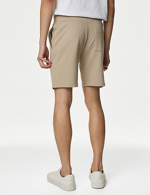 Pure Cotton Drawstring Jersey Shorts