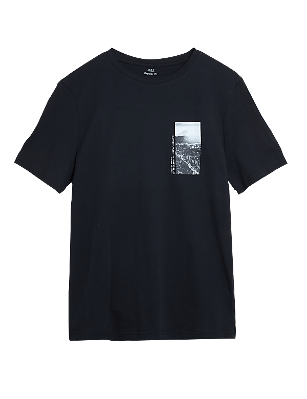 Pure Cotton Tokyo Print T-Shirt